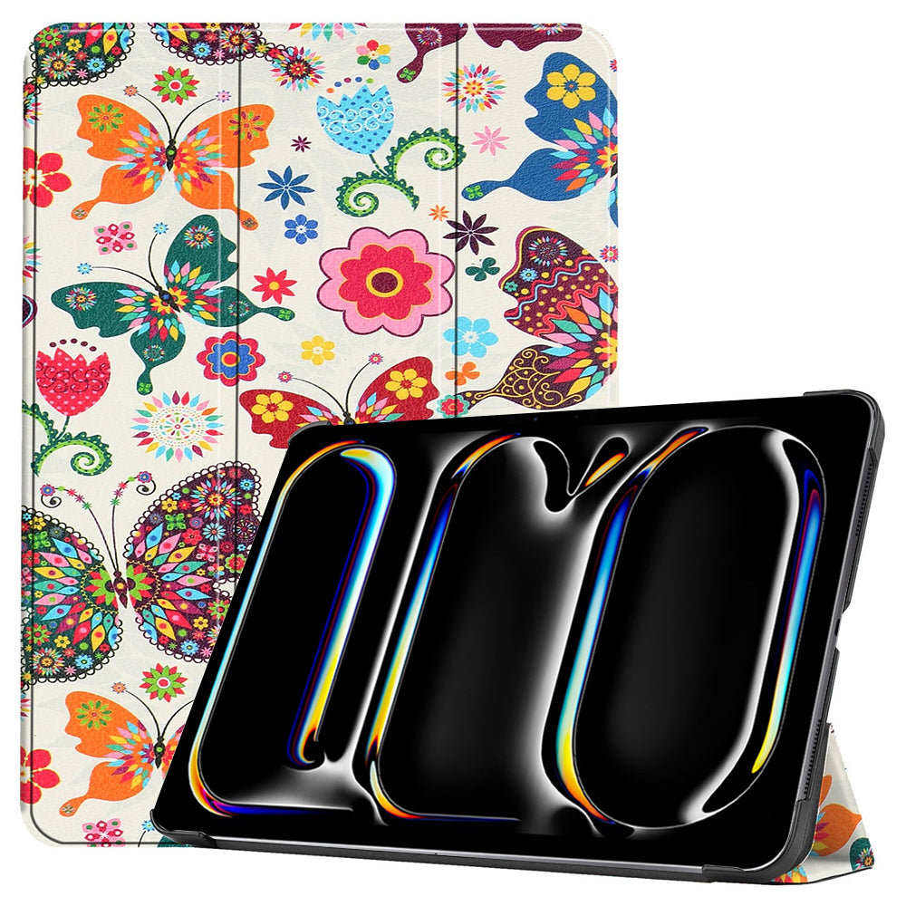 Θήκη για Apple iPad Pro 13 (2024), Techsuit, FoldPro Butterfly, Πολύχρωμο