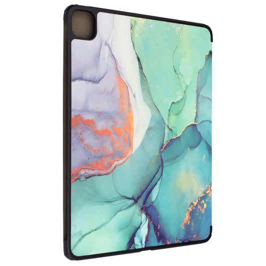 Θήκη για Apple iPad Pro 13 (2024), Techsuit, FoldPro Green Time, Πολύχρωμο