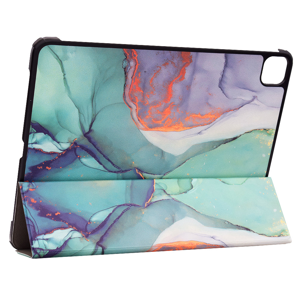 Θήκη για Apple iPad Pro 13 (2024), Techsuit, FoldPro Green Time, Πολύχρωμο