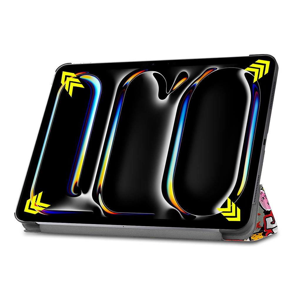Θήκη για Apple iPad Pro 13 (2024), Techsuit, FoldPro Urban Vibe, Πολύχρωμο