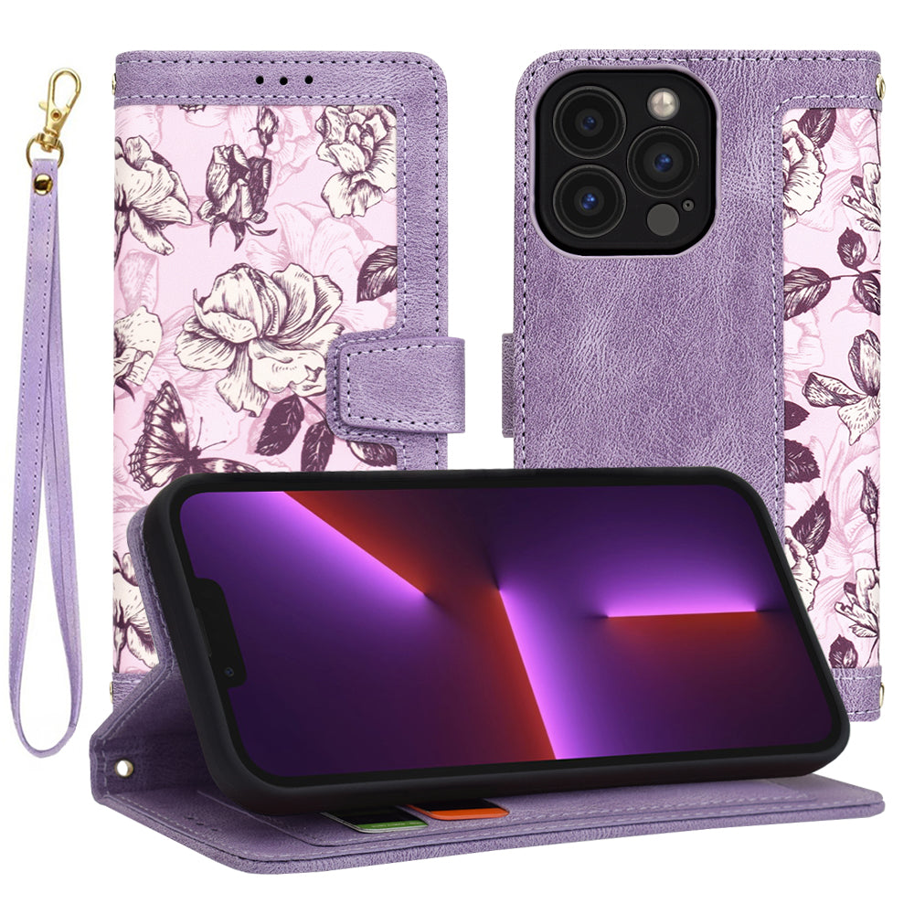 Θήκη για Apple iPhone 13 Pro, Techsuit, FlipCraft, Μωβ