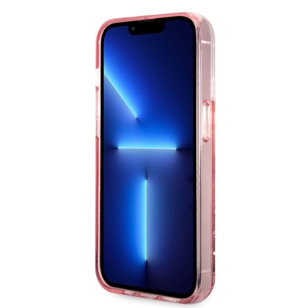 Case for Apple iPhone 14 Pro, Karl Lagerfeld, Glitter Karl's Head, Pink