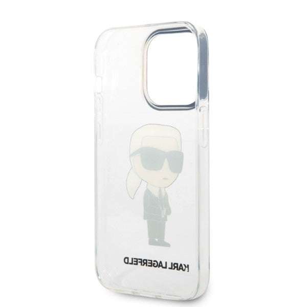 Θήκη για Apple iPhone 14 Pro, Karl Lagerfeld, IML Ikonik NFT, Διαφανής