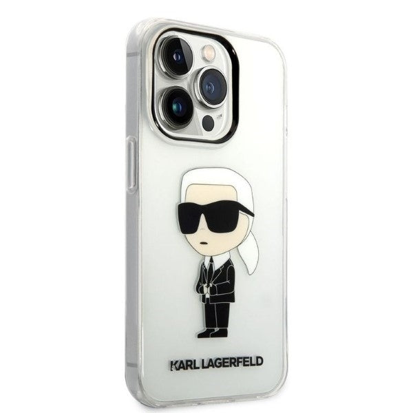 Θήκη για Apple iPhone 14 Pro, Karl Lagerfeld, IML Ikonik NFT, Διαφανής