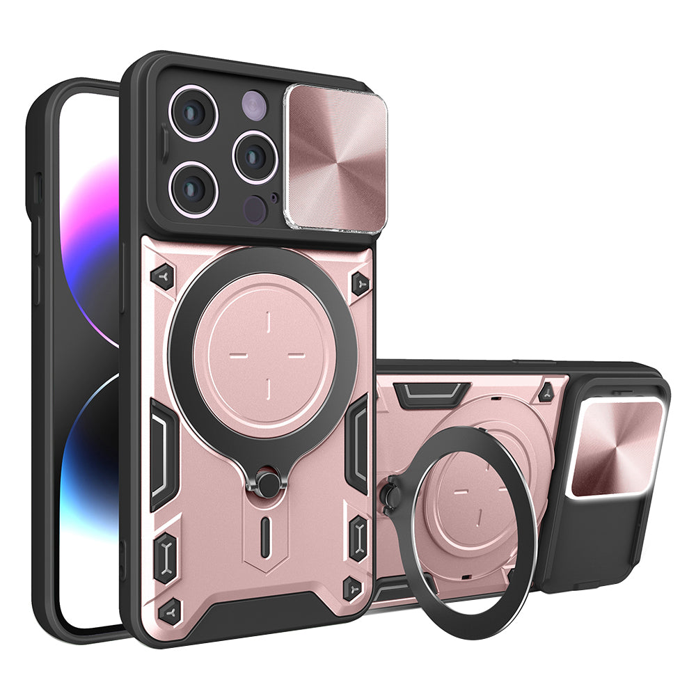 Θήκη για Apple iPhone 14 Pro, Techsuit, CamGuard Pro, Ροζ Χρυσό