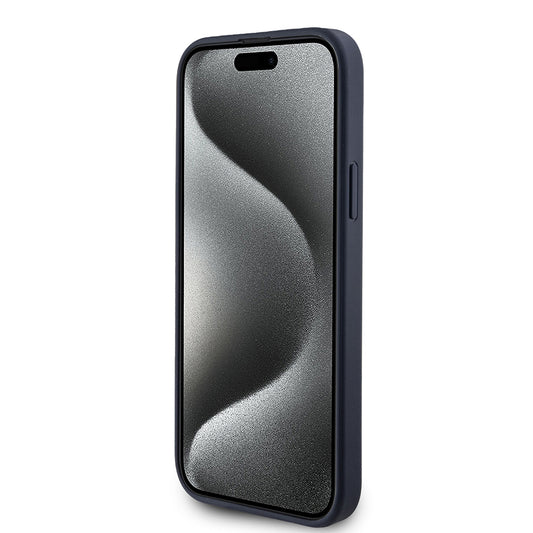 Θήκη για Apple iPhone 15 Plus, Guess, 4G Triangle Logo, Μπλε