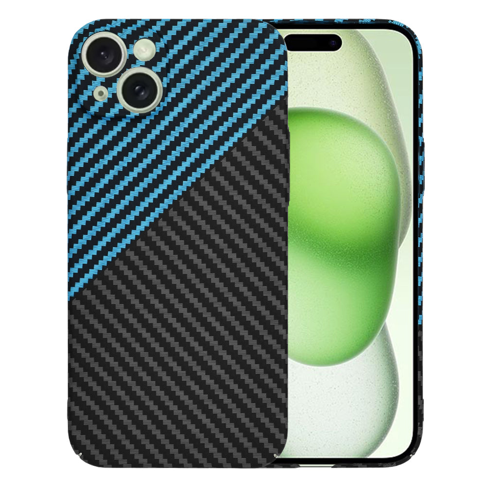 Θήκη για Apple iPhone 15 Plus, Techsuit, Carbonite FiberShell, Μαύρο Μπλε
