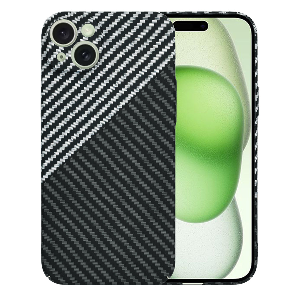 Θήκη για Apple iPhone 15 Plus, Techsuit, Carbonite FiberShell, Μαύρο Γκρι