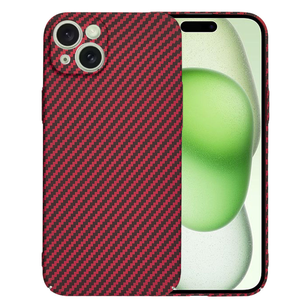 Θήκη για Apple iPhone 15 Plus, Techsuit, Carbonite FiberShell, Κόκκινο