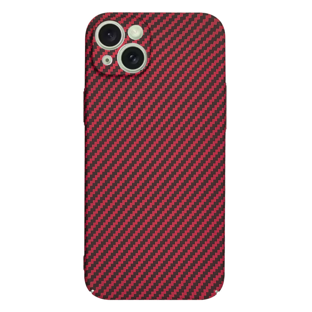 Θήκη για Apple iPhone 15 Plus, Techsuit, Carbonite FiberShell, Κόκκινο