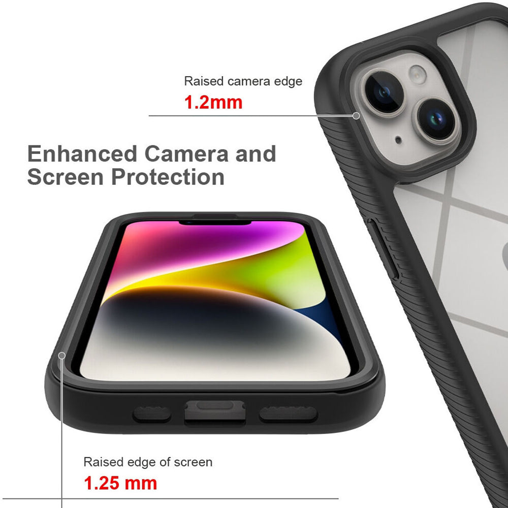 Θήκη για Apple iPhone 15 Plus, Techsuit, Defense360 Pro, Μαύρη