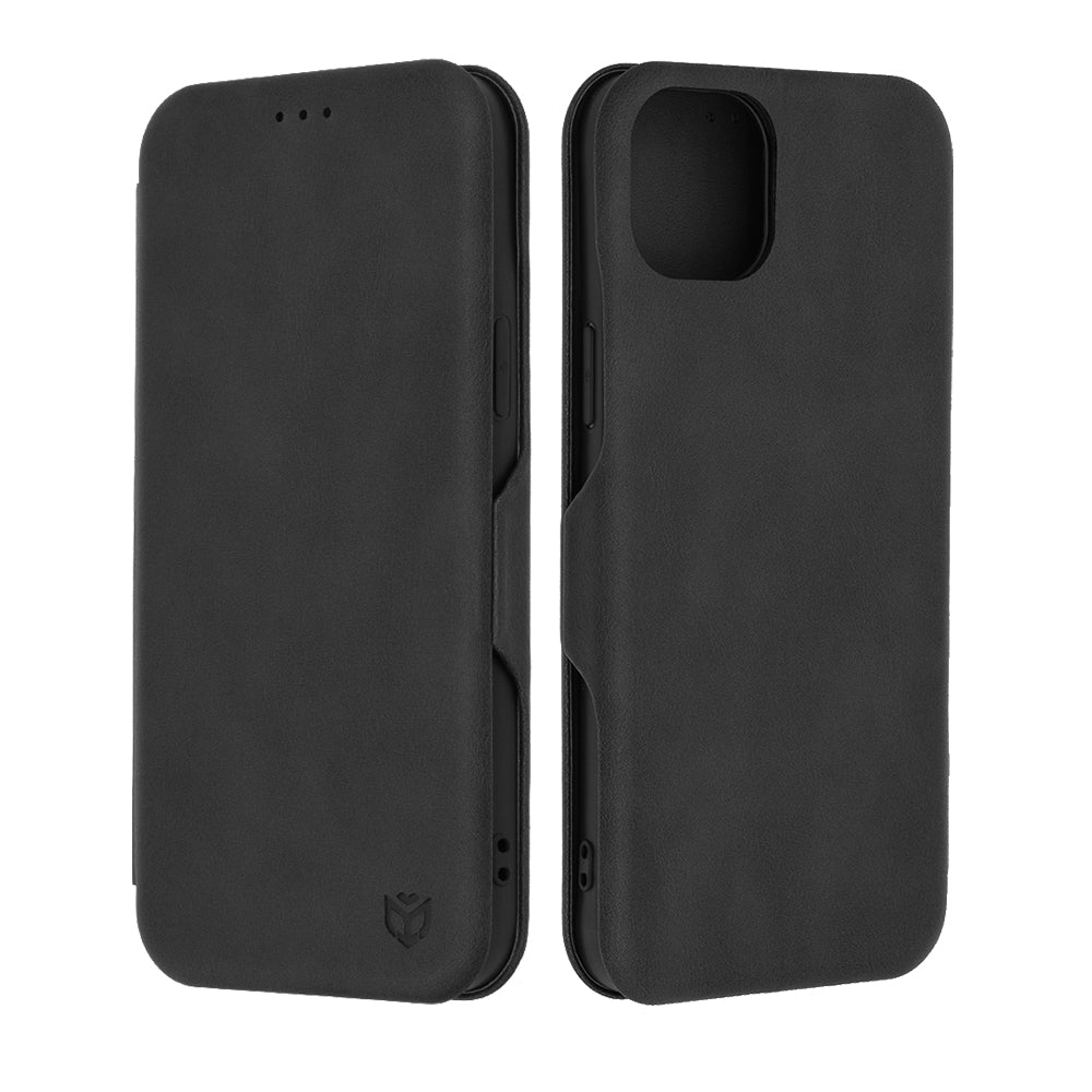 Θήκη για Apple iPhone 15 Plus, Techsuit, Safe Wallet Plus, Μαύρη