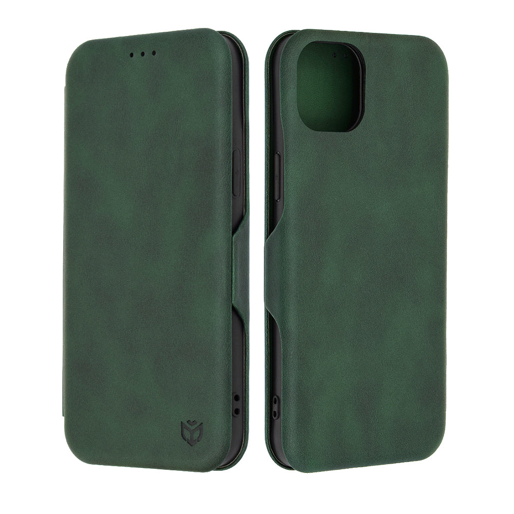 Θήκη για Apple iPhone 15 Plus, Techsuit, Safe Wallet Plus, Πράσινο