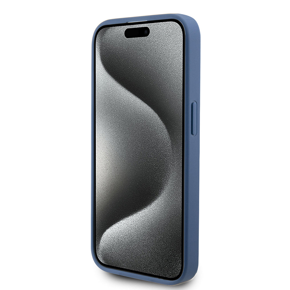 Θήκη για Apple iPhone 15 Pro, Guess, 4G Stripe, Μπλε