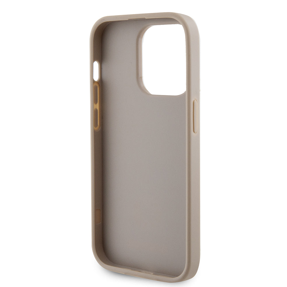 Θήκη για Apple iPhone 15 Pro Max, Guess, 4G Strass Metal Logo, Χρυσή