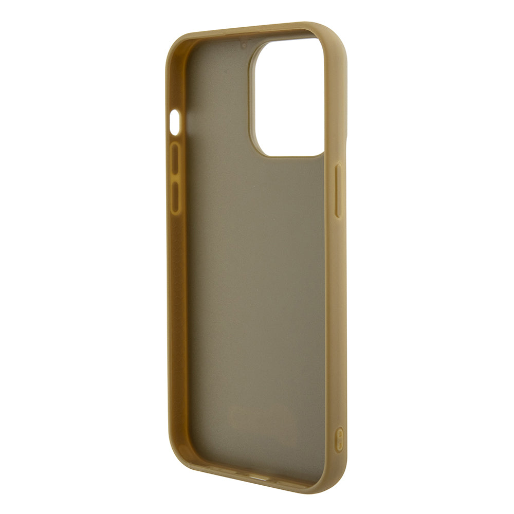 Θήκη για Apple iPhone 15 Pro Max, Guess, Disco Metal Script, Χρυσή