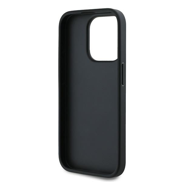 Θήκη για Apple iPhone 15 Pro Max, Karl Lagerfeld, Diagonal Quilted Script, Μαύρη