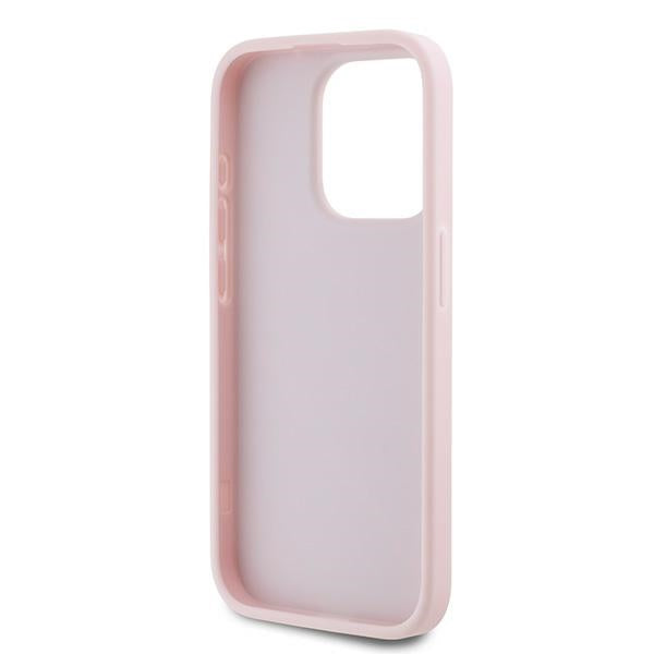 Θήκη για Apple iPhone 15 Pro Max, Karl Lagerfeld, Diagonal Quilted Script, Ροζ