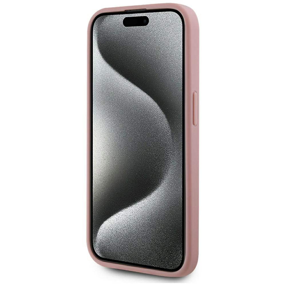 Θήκη για Apple iPhone 15 Pro Max, Karl Lagerfeld, Metal Signature, Ροζ