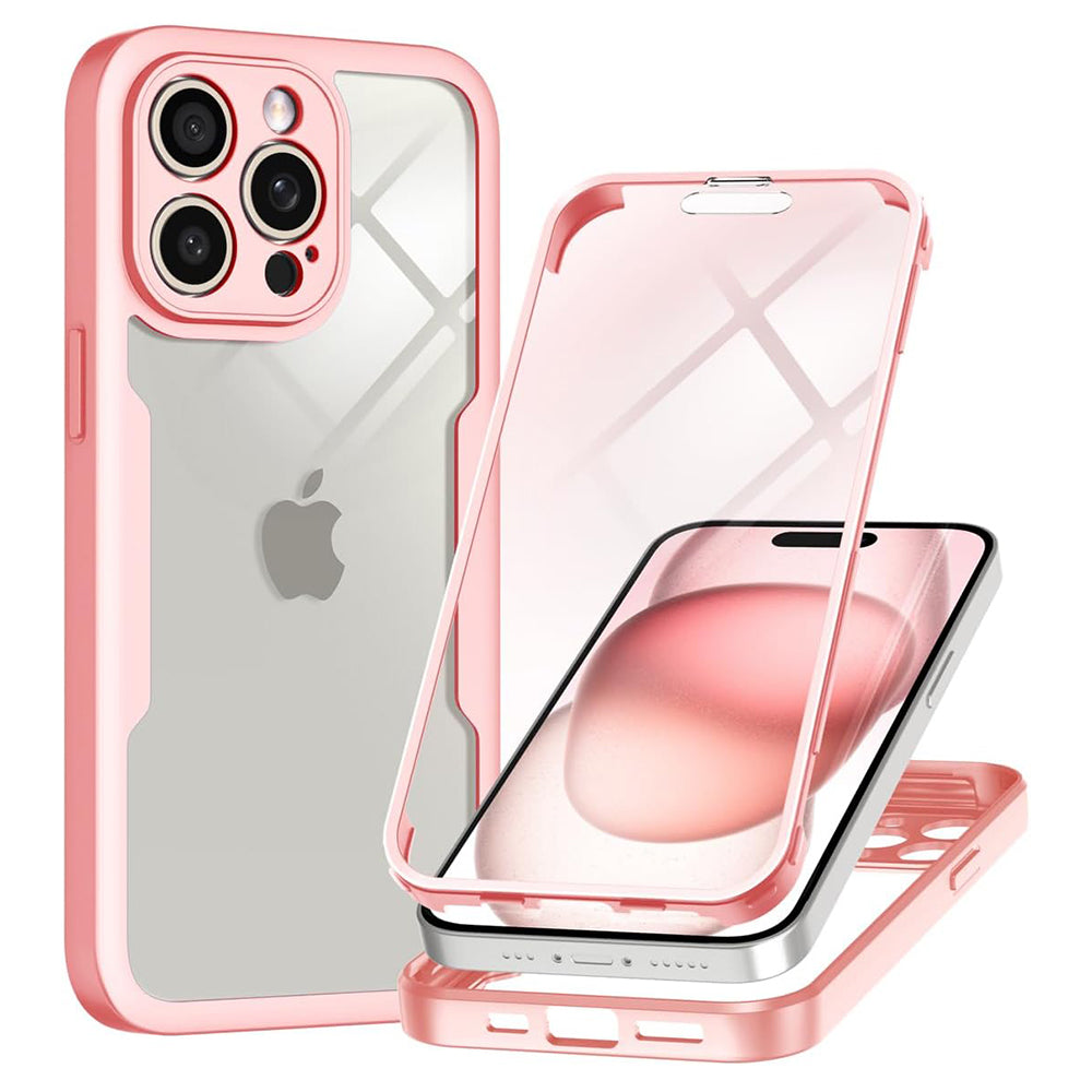 Θήκη για Apple iPhone 15 Pro Max, Techsuit, ColorVerse 360, Ροζ