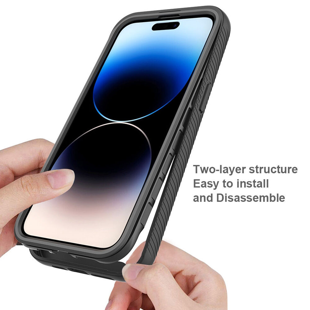 Θήκη για Apple iPhone 15 Pro, Techsuit, Defense360 Pro, Μαύρη