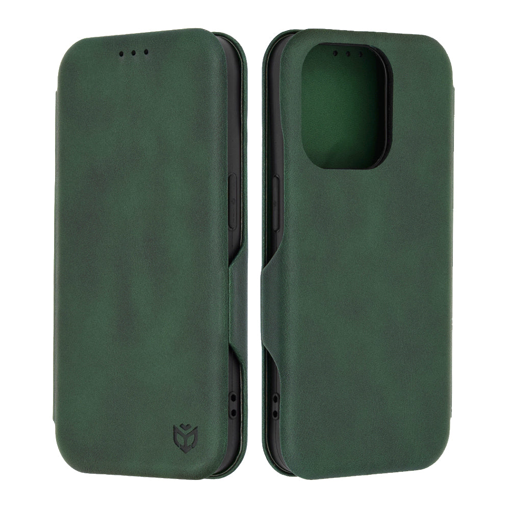 Θήκη για Apple iPhone 15 Pro, Techsuit, Safe Wallet Plus, Πράσινο