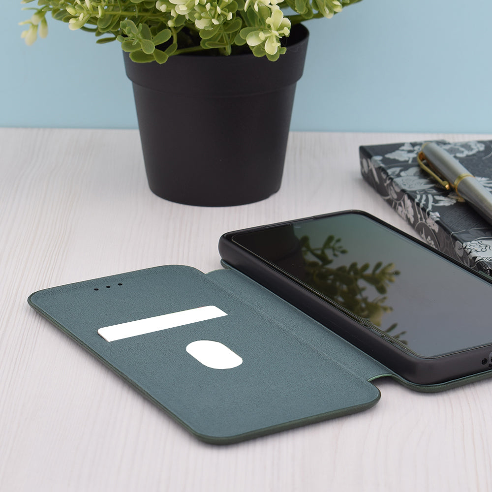 Θήκη για Apple iPhone 15, Techsuit, Safe Wallet Plus, Πράσινο