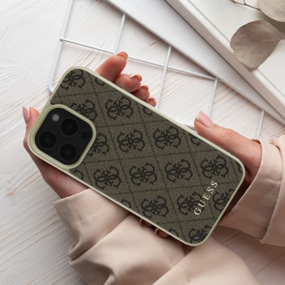 Θήκη για Apple iPhone 16 Plus, Guess, 4G Charm, Μαύρη