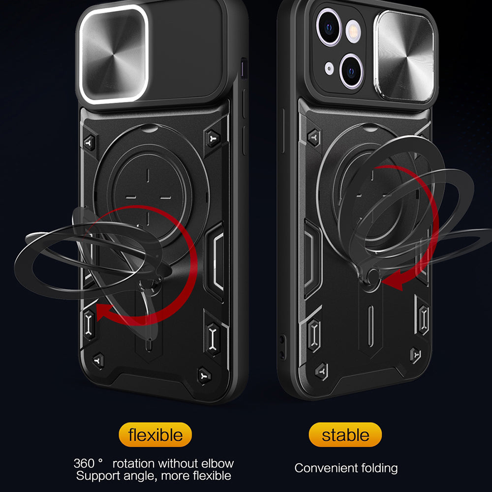 Θήκη για Apple iPhone 16 Plus, Techsuit, CamGuard Pro, Ροζ Χρυσό