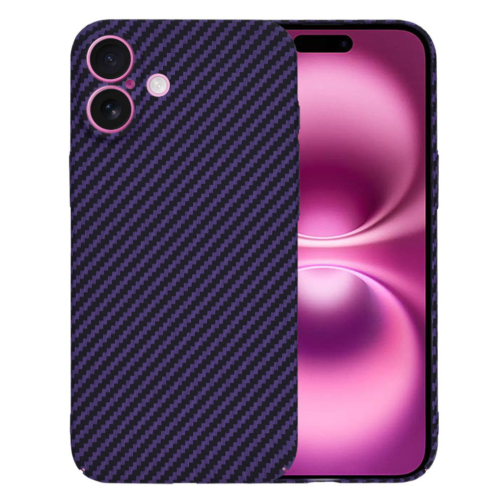 Θήκη για Apple iPhone 16 Plus, Techsuit, Carbonite FiberShell, Μωβ