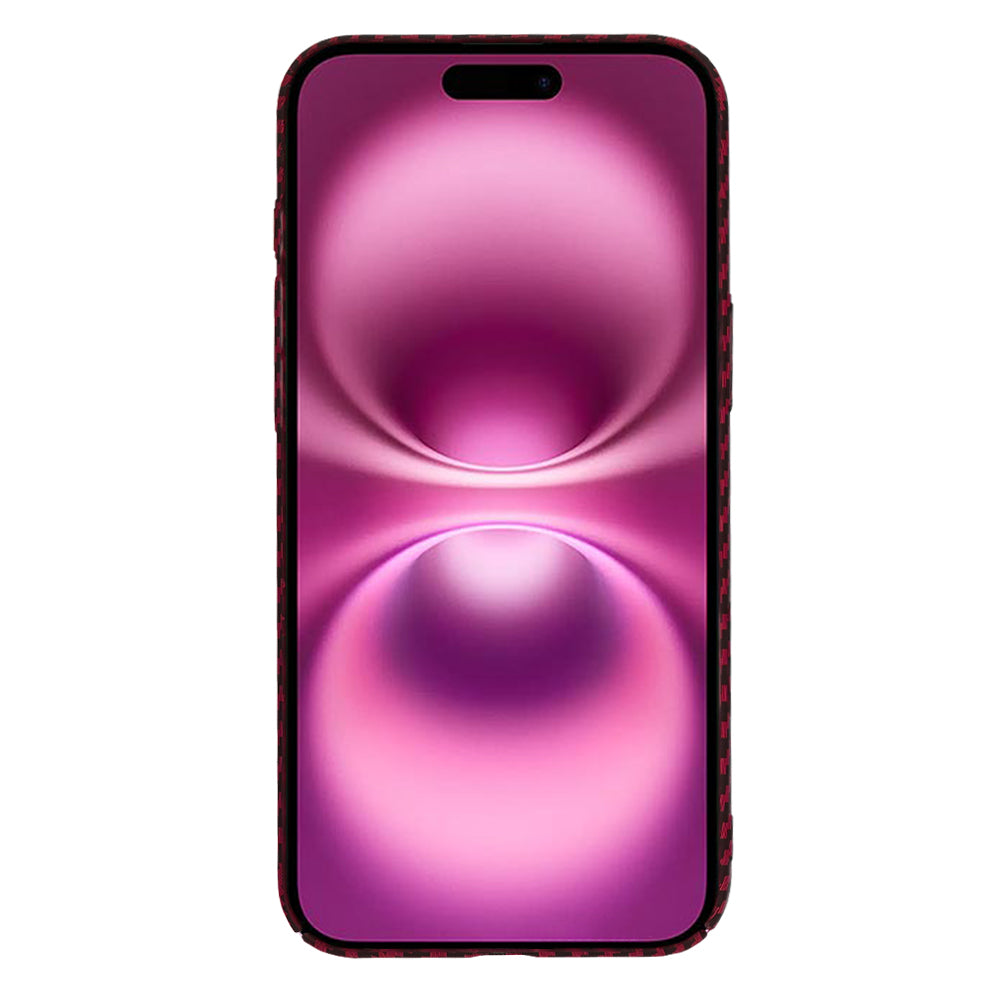 Θήκη για Apple iPhone 16 Plus, Techsuit, Carbonite FiberShell, Κόκκινο