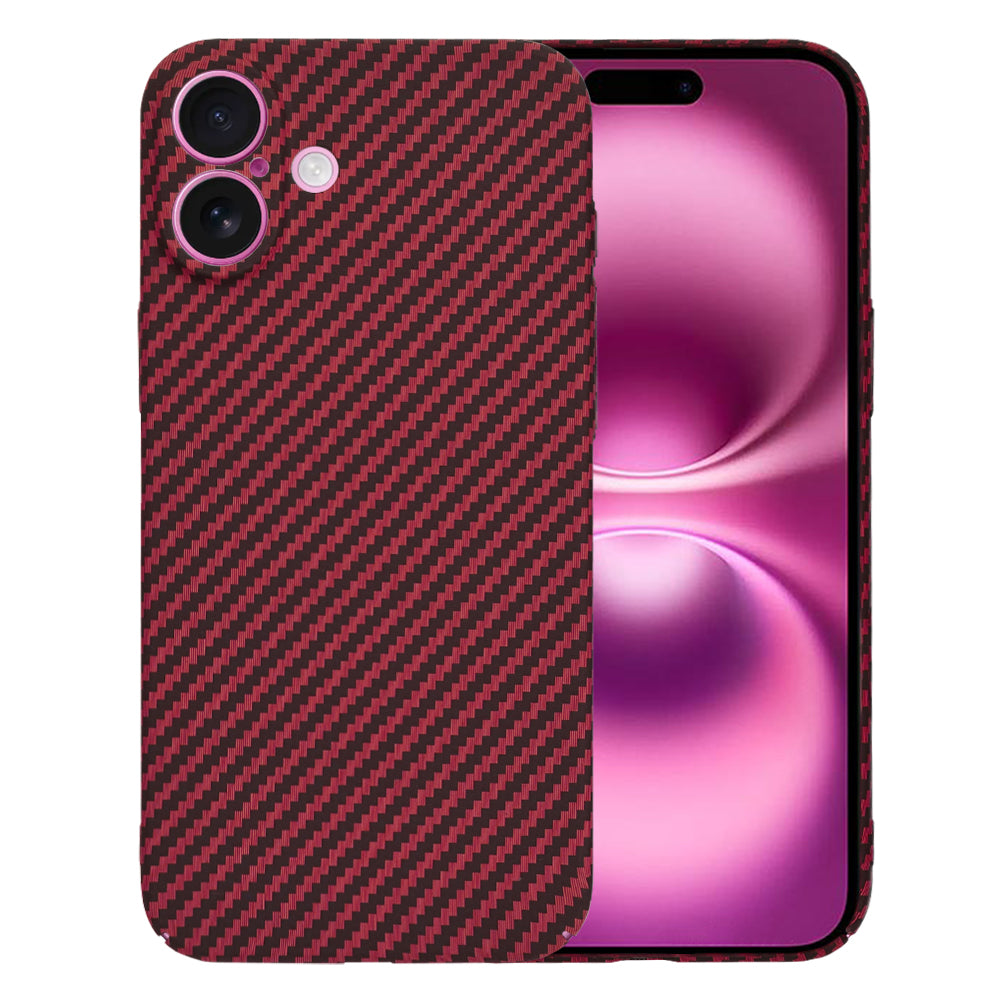 Θήκη για Apple iPhone 16 Plus, Techsuit, Carbonite FiberShell, Κόκκινο
