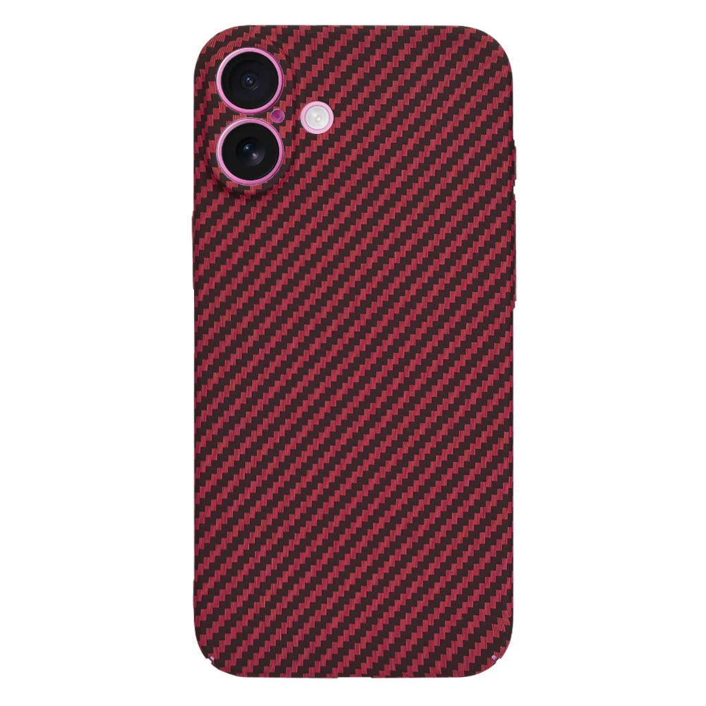 Θήκη για Apple iPhone 16 Plus, Techsuit, Carbonite FiberShell, Κόκκινο