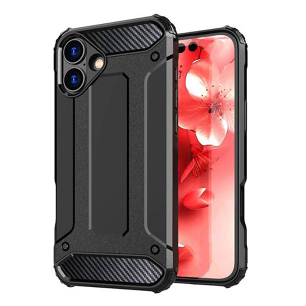Θήκη για Apple iPhone 16 Plus, Techsuit, Hybrid Armor, Μαύρη