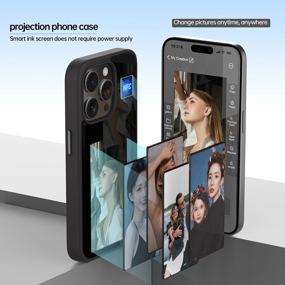 Θήκη για Apple iPhone 16 Plus, Techsuit, SmartScreen NFC, Μαύρο