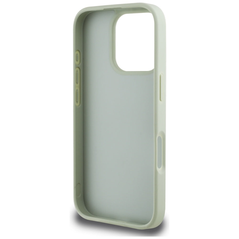 Θήκη για Apple iPhone 16 Pro, Guess, Grained Big 4G Logo Small Classic Logo, Πράσινο