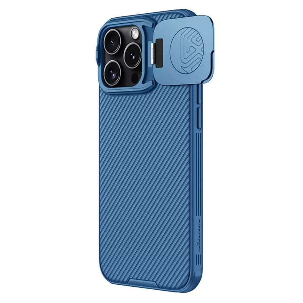 Θήκη για Apple iPhone 16 Pro Max, Nillkin, CamShield Prop, Μπλε