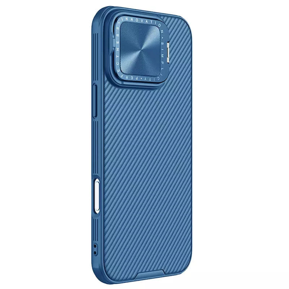 Θήκη για Apple iPhone 16 Pro Max, Nillkin, CamShield Prop, Μπλε