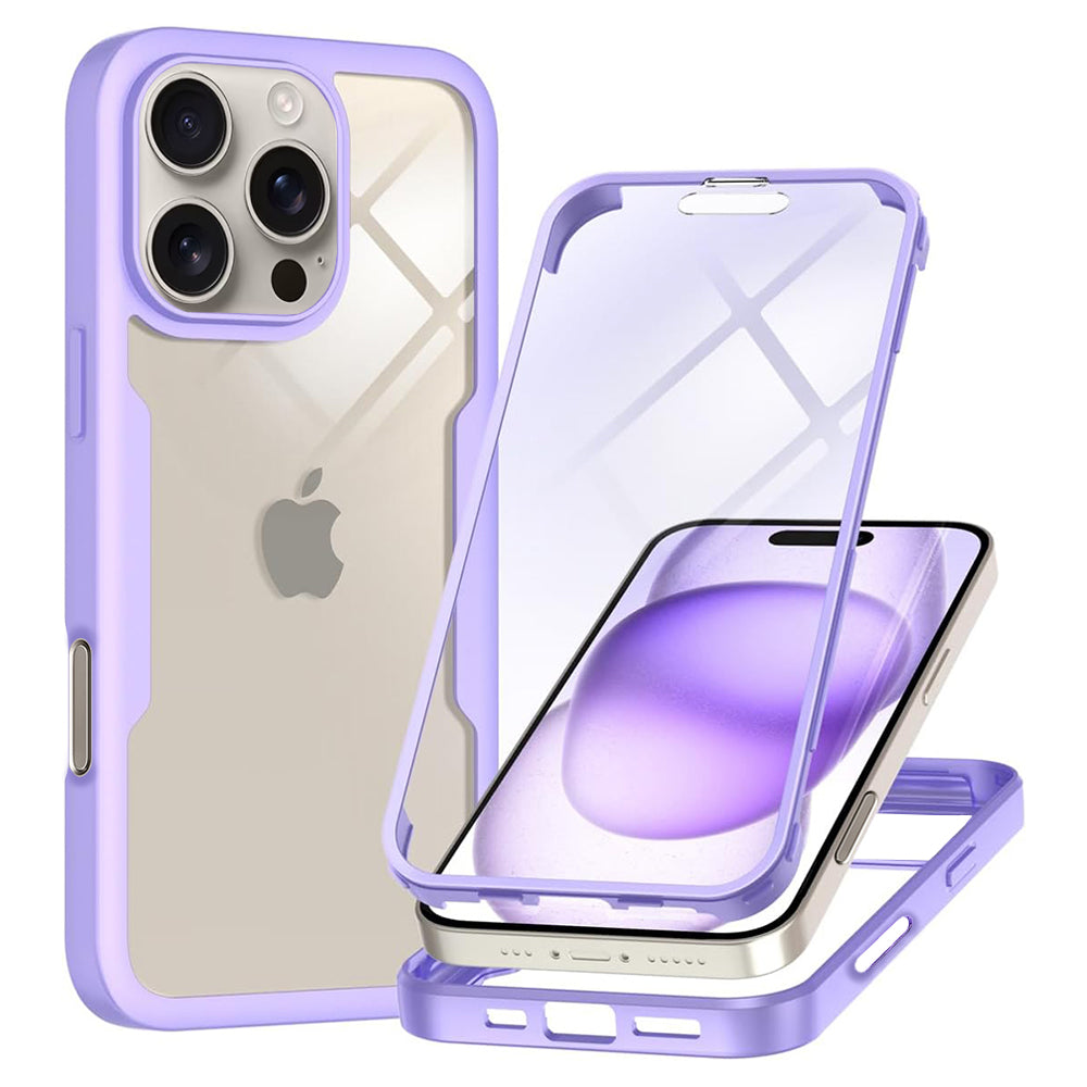 Θήκη για Apple iPhone 16 Pro Max, Techsuit, ColorVerse 360, Μωβ