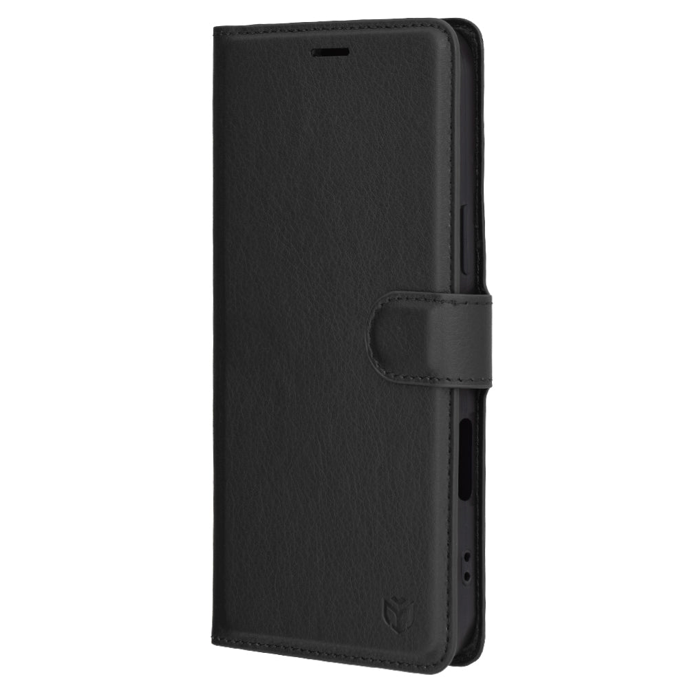 Θήκη για Apple iPhone 16 Pro Max, Techsuit, Leather Folio, Μαύρη