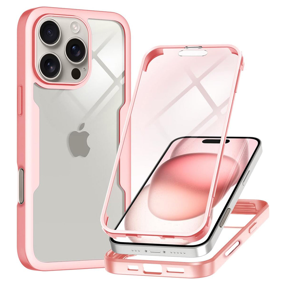 Θήκη για Apple iPhone 16 Pro, Techsuit, ColorVerse 360, Ροζ