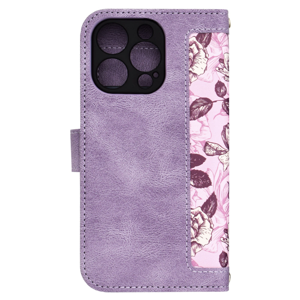 Θήκη για Apple iPhone 16 Pro, Techsuit, FlipCraft, Μωβ
