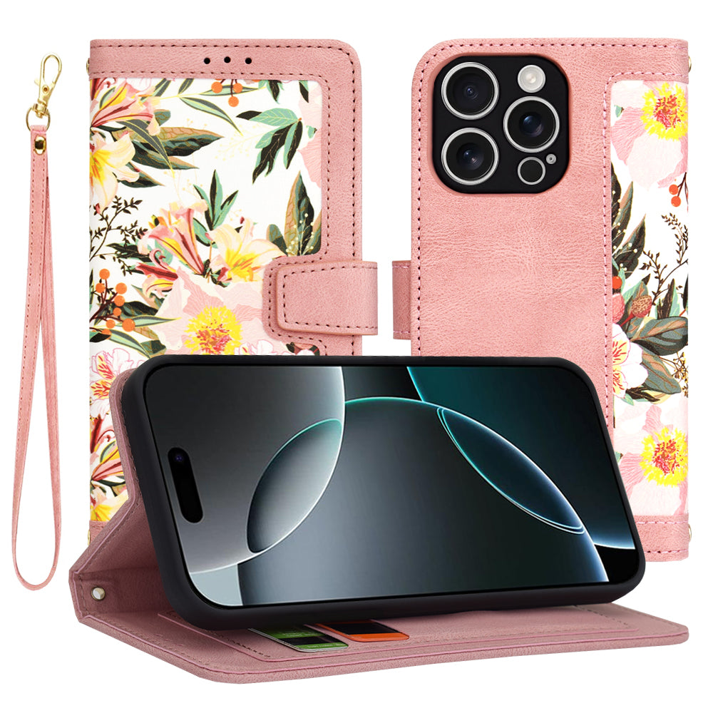 Θήκη για Apple iPhone 16 Pro, Techsuit, FlipCraft, Ροζ