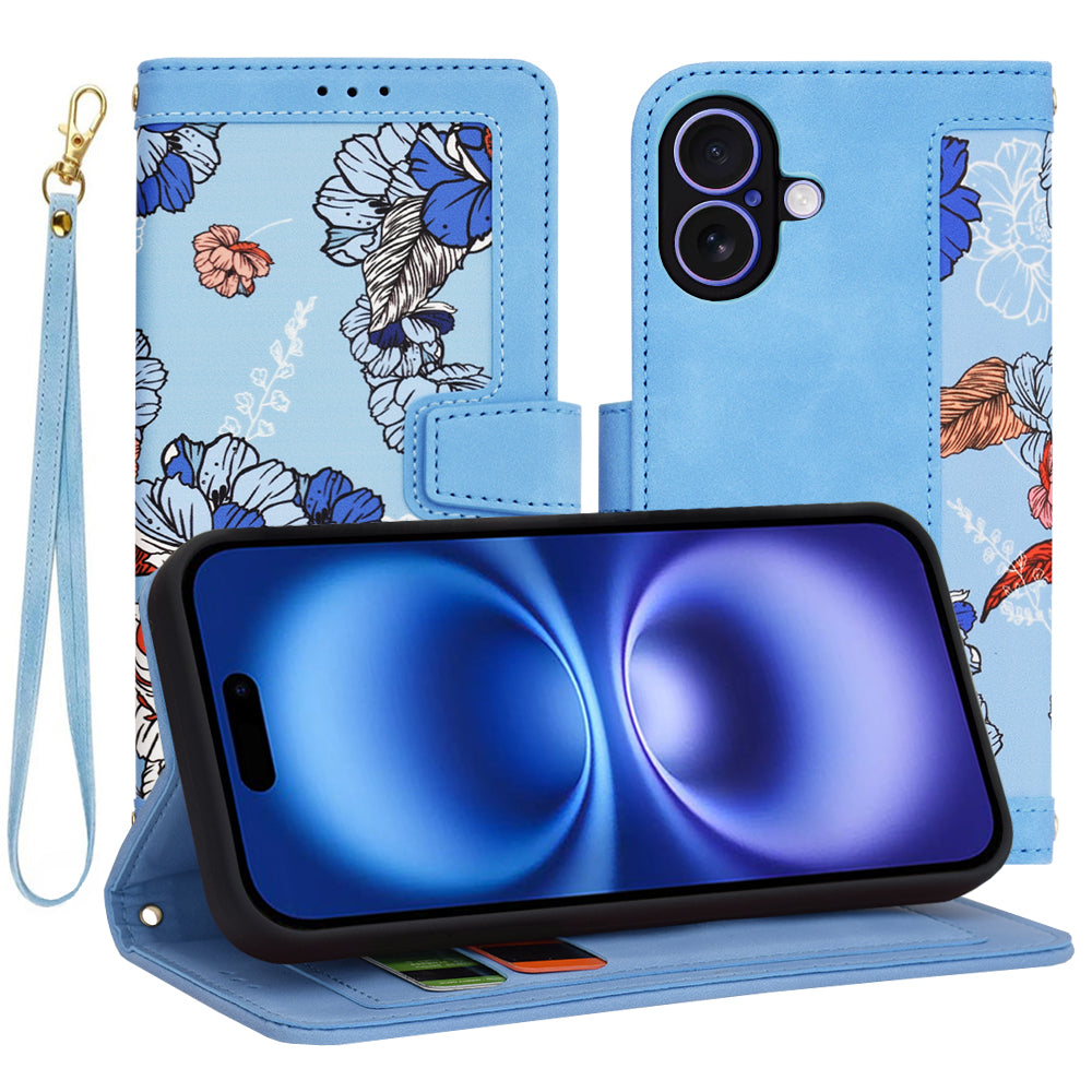 Θήκη για Apple iPhone 16, Techsuit, FlipCraft, Μπλε
