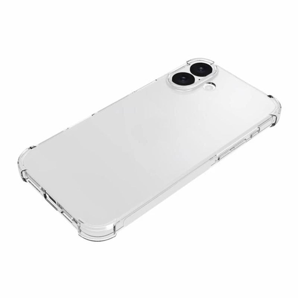 Θήκη για Apple iPhone 16, Techsuit, Ανθεκτική σε Κρούσεις Διαφανής (Μεγάλη Οπή Φακού), Διαφανής