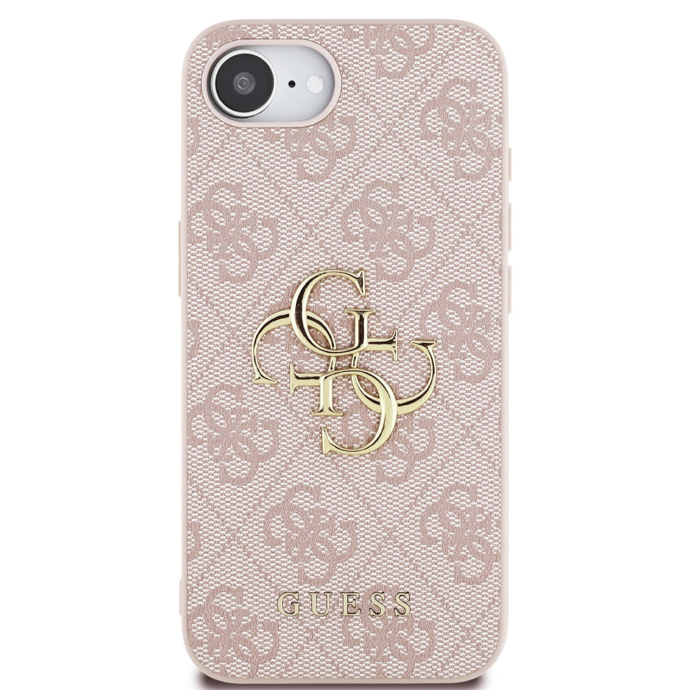 Case for Apple iPhone 17e / 16e, Guess, 4G Big Logo, Pink