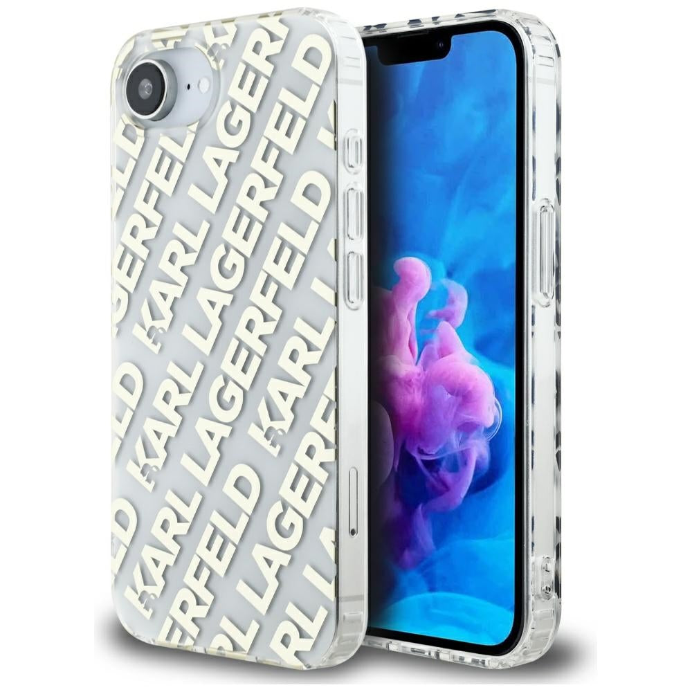 Θήκη για Apple iPhone 17e / 16e, Karl Lagerfeld, IML Luxury Gold Fullover Logo, Χρυσή