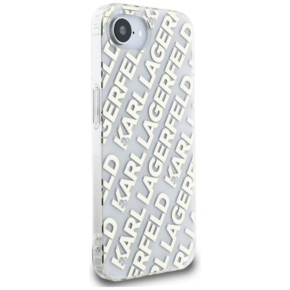 Θήκη για Apple iPhone 17e / 16e, Karl Lagerfeld, IML Luxury Gold Fullover Logo, Χρυσή