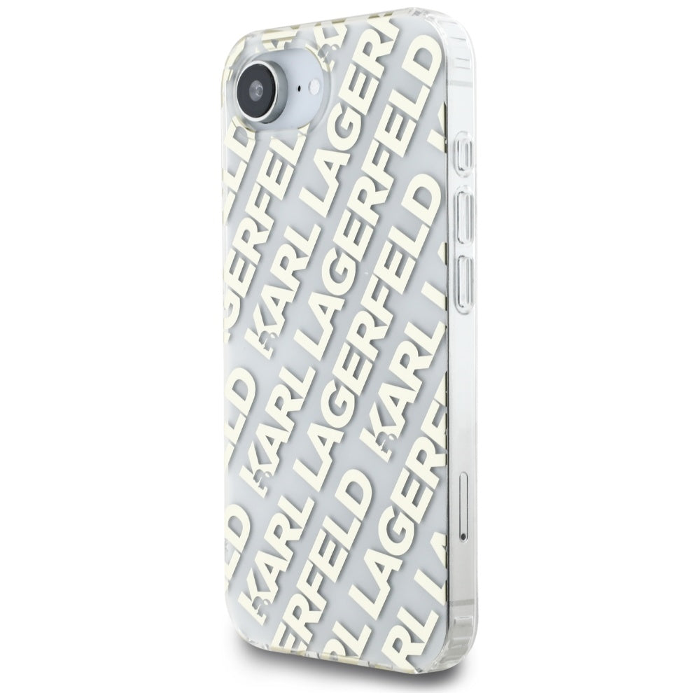 Θήκη για Apple iPhone 17e / 16e, Karl Lagerfeld, IML Luxury Gold Fullover Logo, Χρυσή