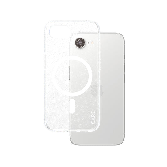 Θήκη για Apple iPhone 16e, PanzerGlass, Care Urban Combat Star Lit, Διαφανής Λευκή